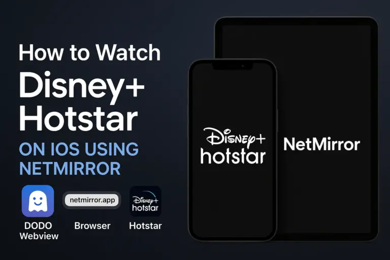How to Watch Disney+ Hotstar on iOS (iPhone/iPad) Using NetMirror